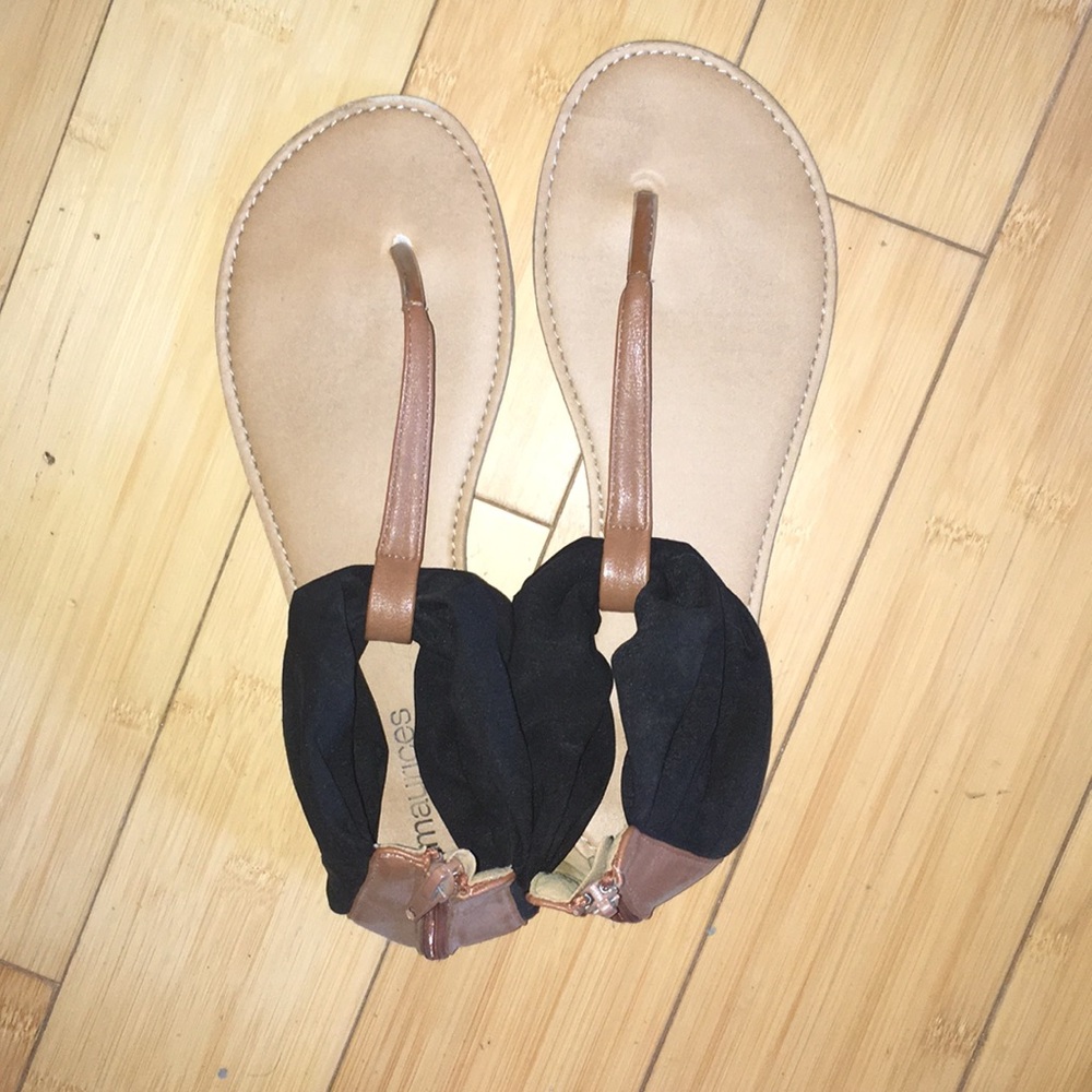 Black sandals